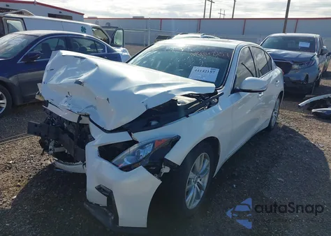 2015 Infiniti Q50 Premium из США, поврежденный, VIN JN1BV7AP1FM352782